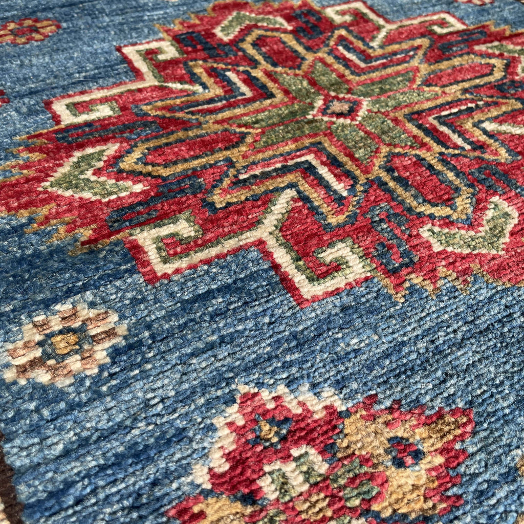 251 x 82 cm | Afghan Super Kazak Runner - Khorasan Rugs