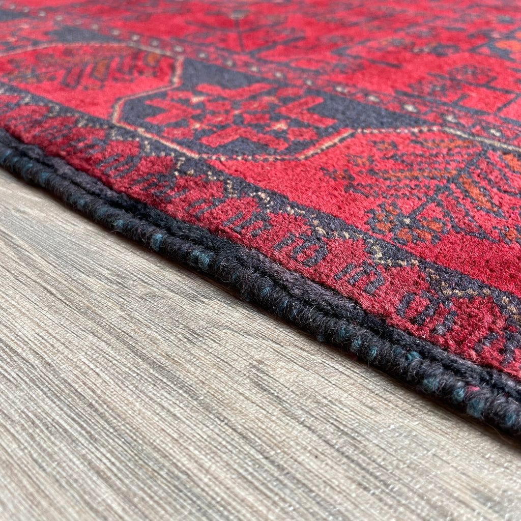 Fine Afghan Khal Muhammadi Rug (Merino Wool)