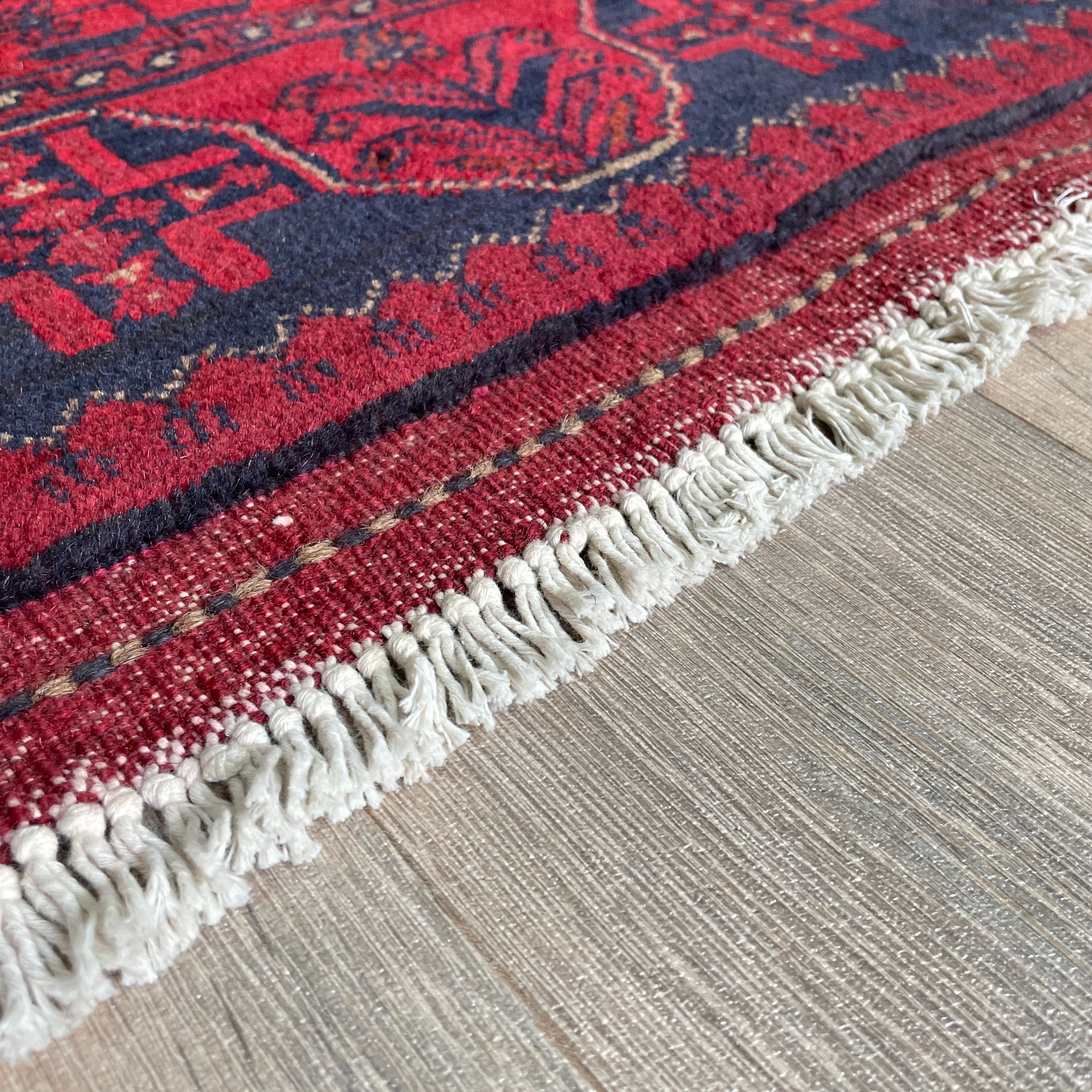 Fine Afghan Khal Muhammadi Rug (Merino Wool)