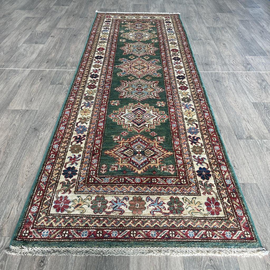 250 x 82 cm | Afghan Super Kazak Runner - Khorasan Rugs