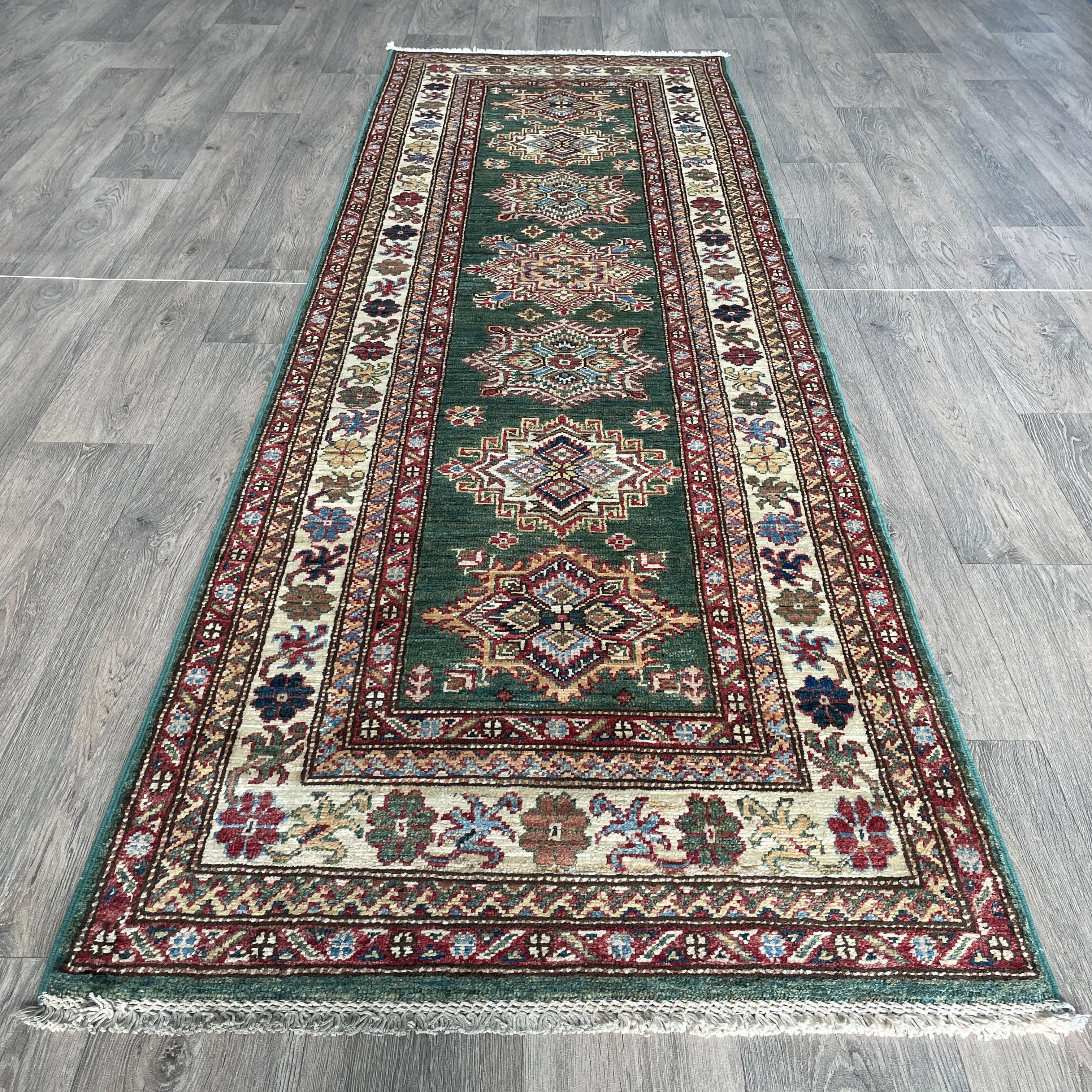 250 x 82 cm | Afghan Super Kazak Runner - Khorasan Rugs