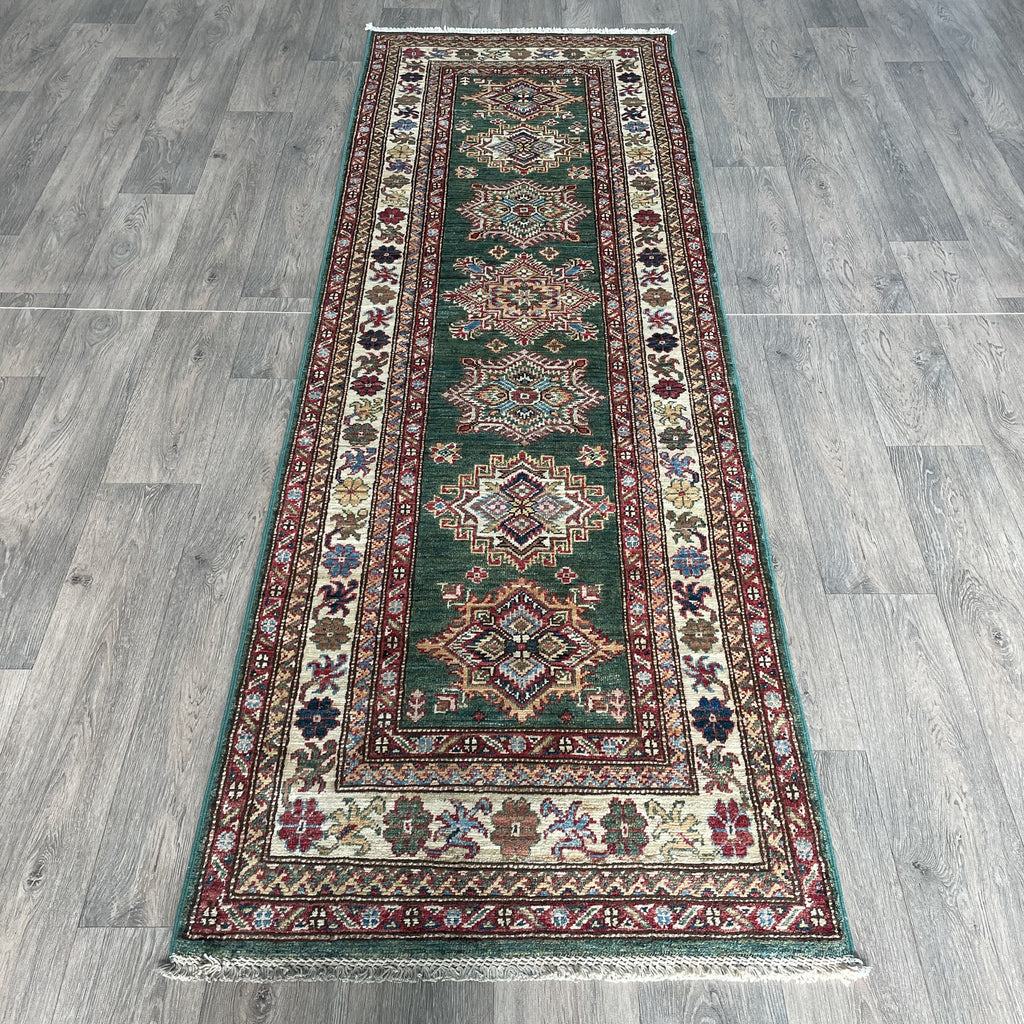 250 x 82 cm | Afghan Super Kazak Runner - Khorasan Rugs