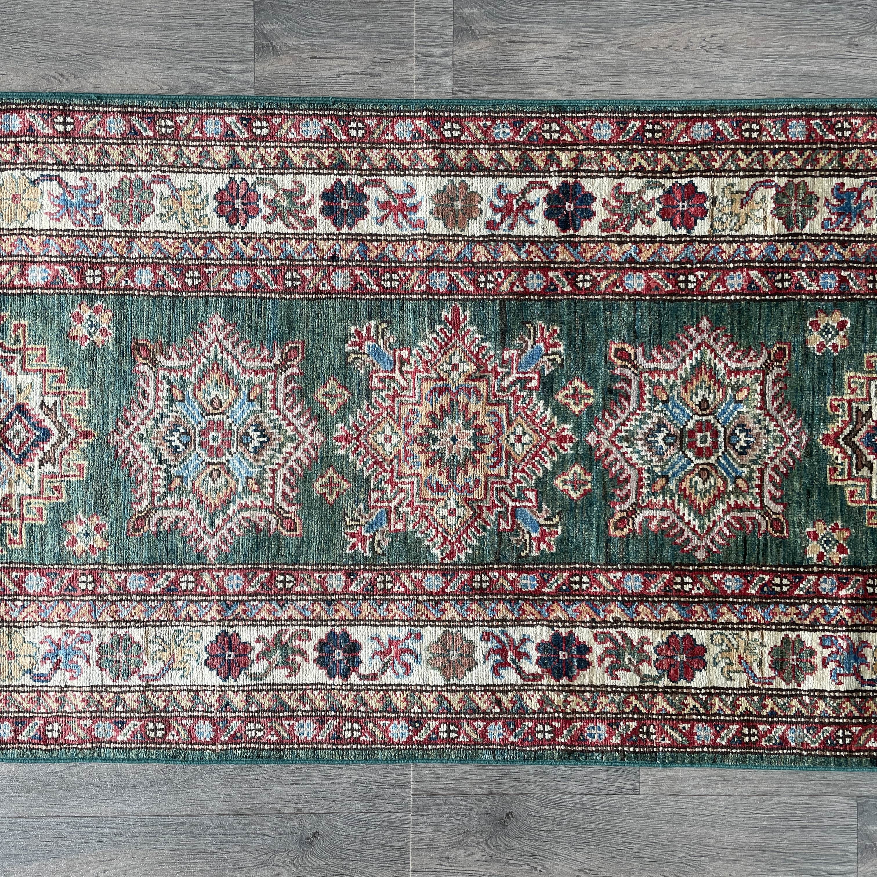 250 x 82 cm | Afghan Super Kazak Runner - Khorasan Rugs