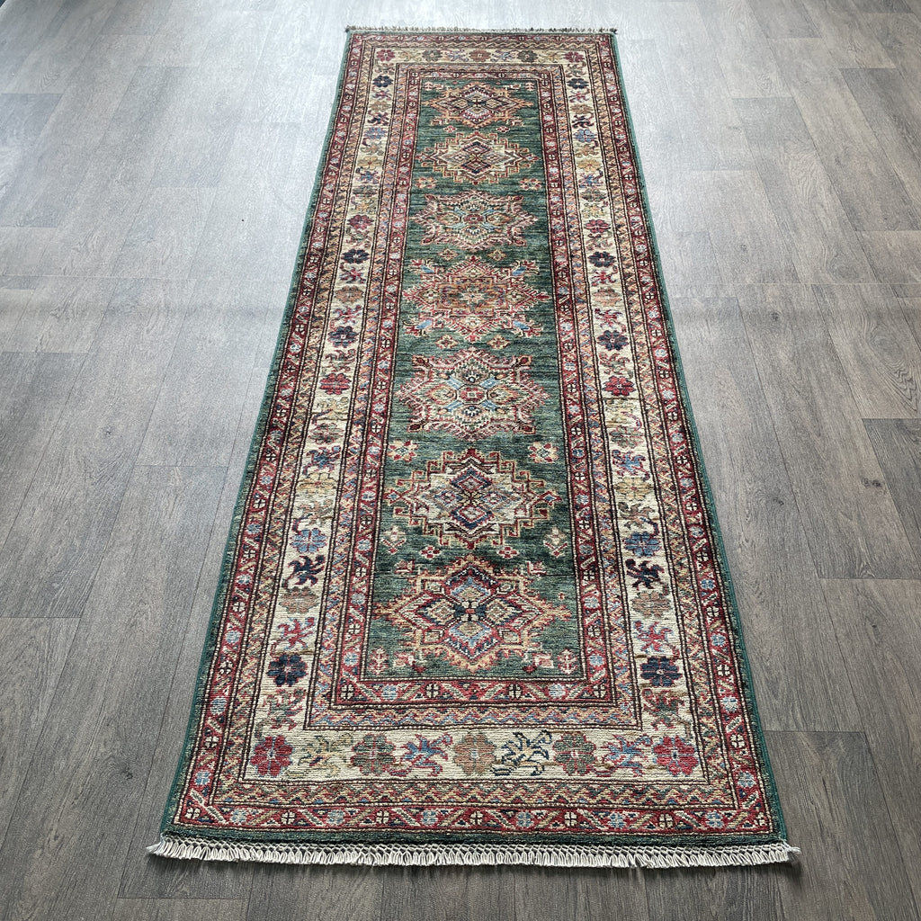 250 x 82 cm | Afghan Super Kazak Runner - Khorasan Rugs