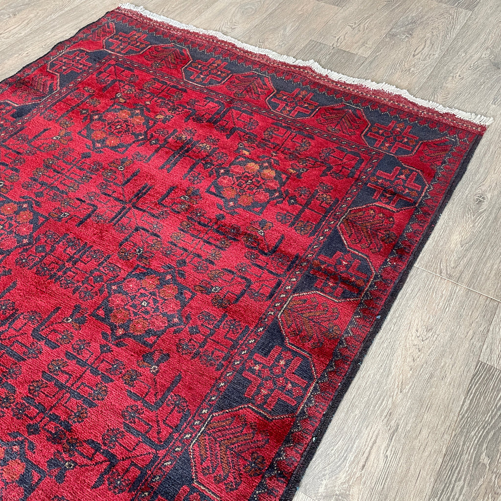 Fine Afghan Khal Muhammadi Rug (Merino Wool)