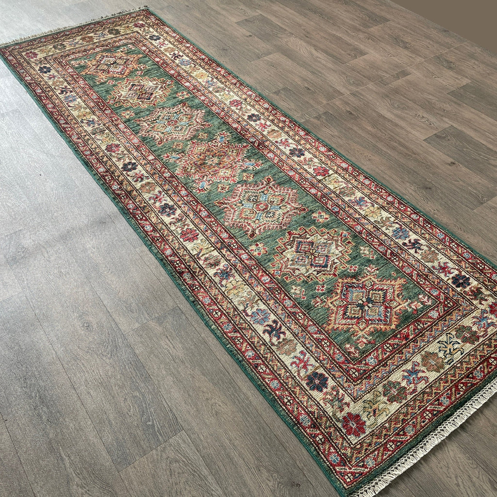 250 x 82 cm | Afghan Super Kazak Runner - Khorasan Rugs