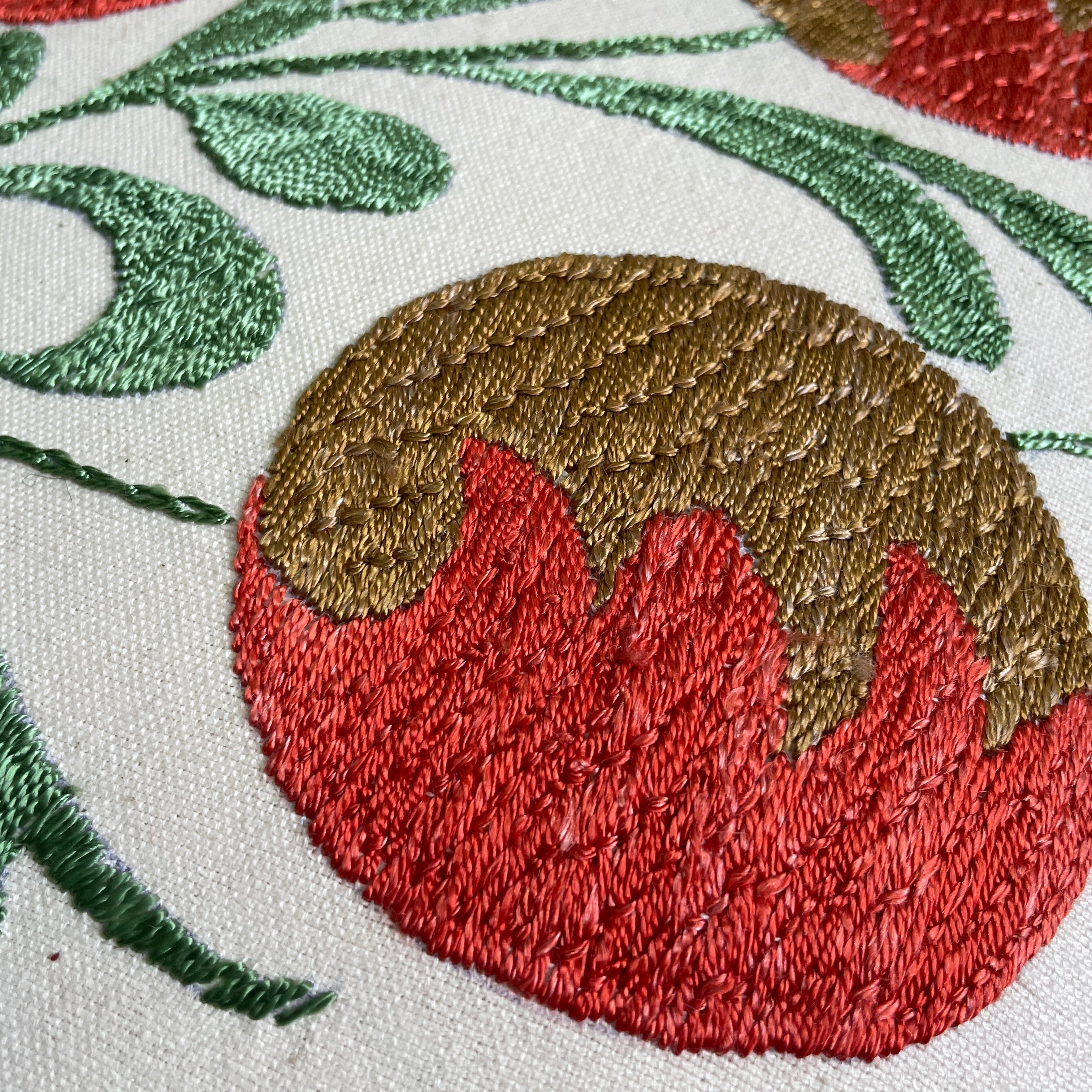 Uzbek Suzani Cushion Cover