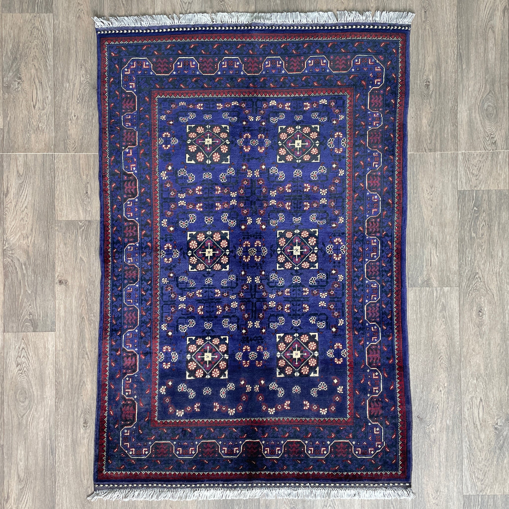 Fine Afghan Khal Muhammadi Rug (Merino Wool)