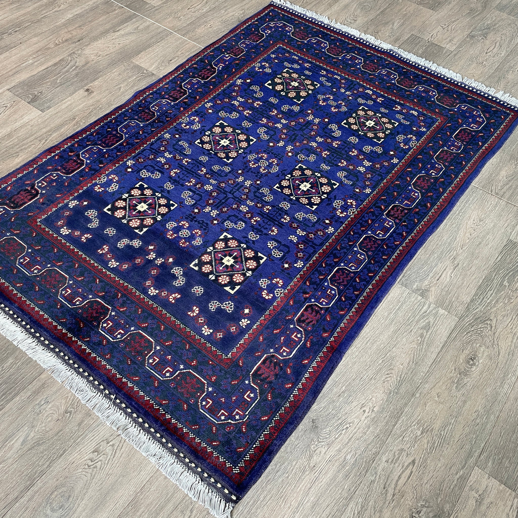Fine Afghan Khal Muhammadi Rug (Merino Wool)