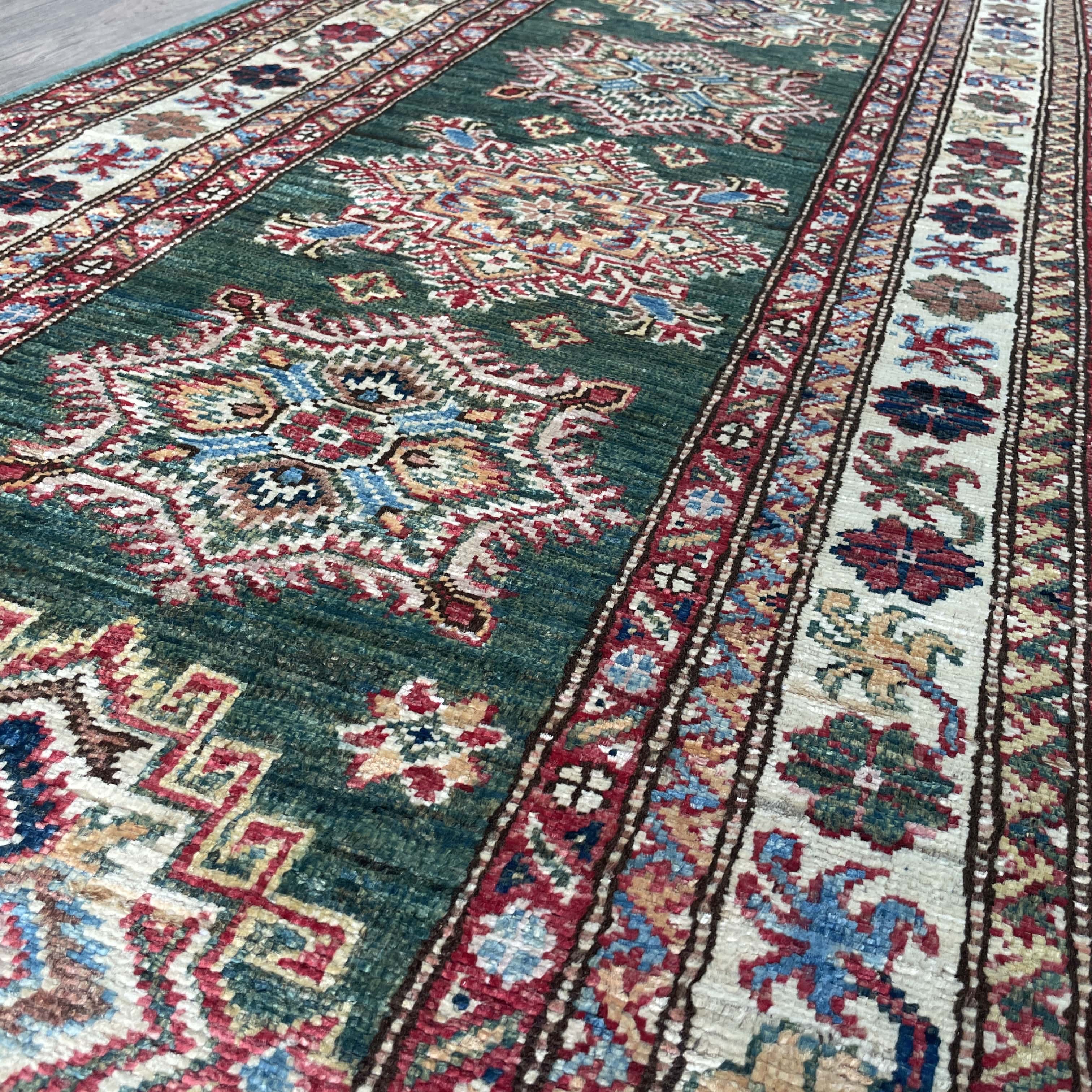 250 x 82 cm | Afghan Super Kazak Runner - Khorasan Rugs