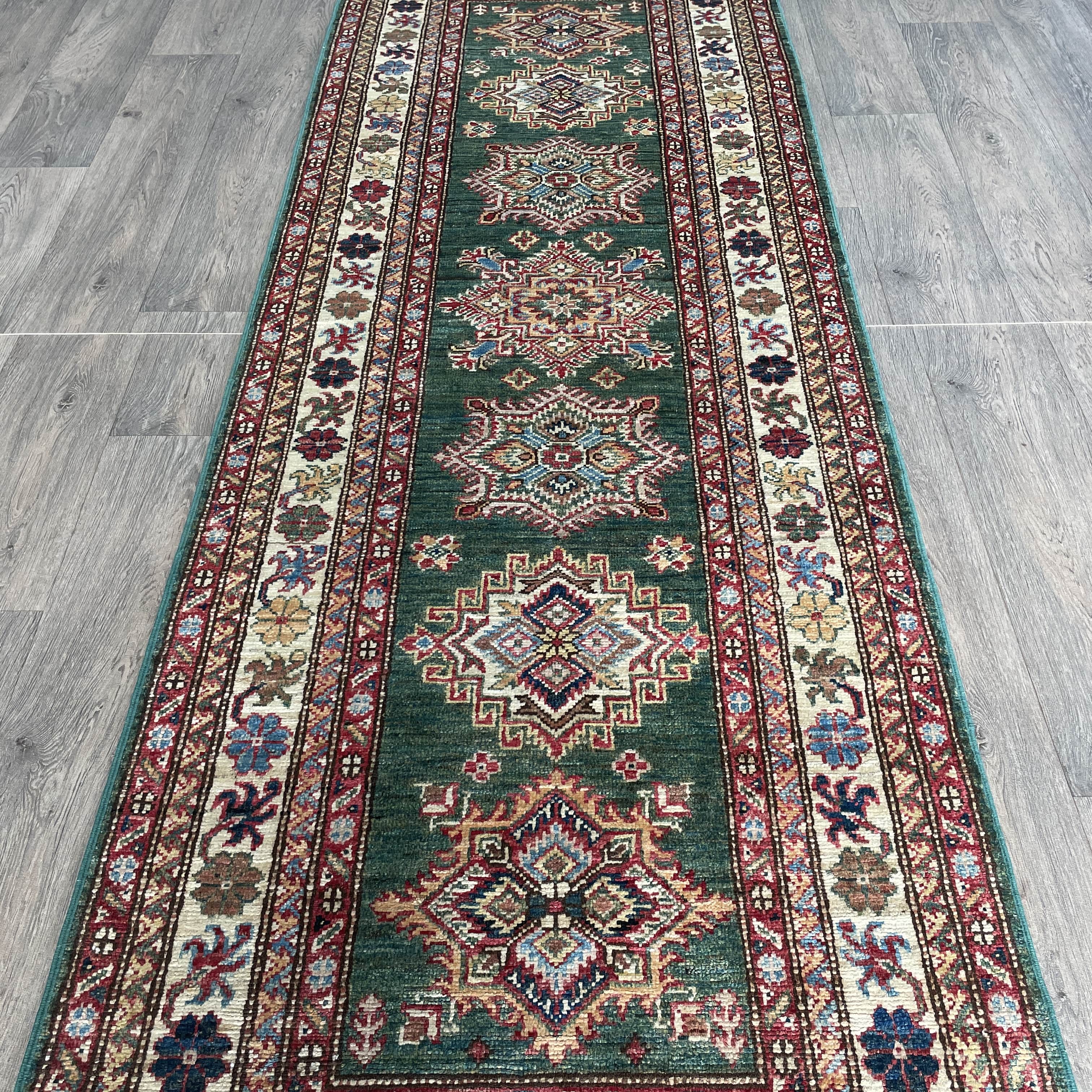 250 x 82 cm | Afghan Super Kazak Runner - Khorasan Rugs