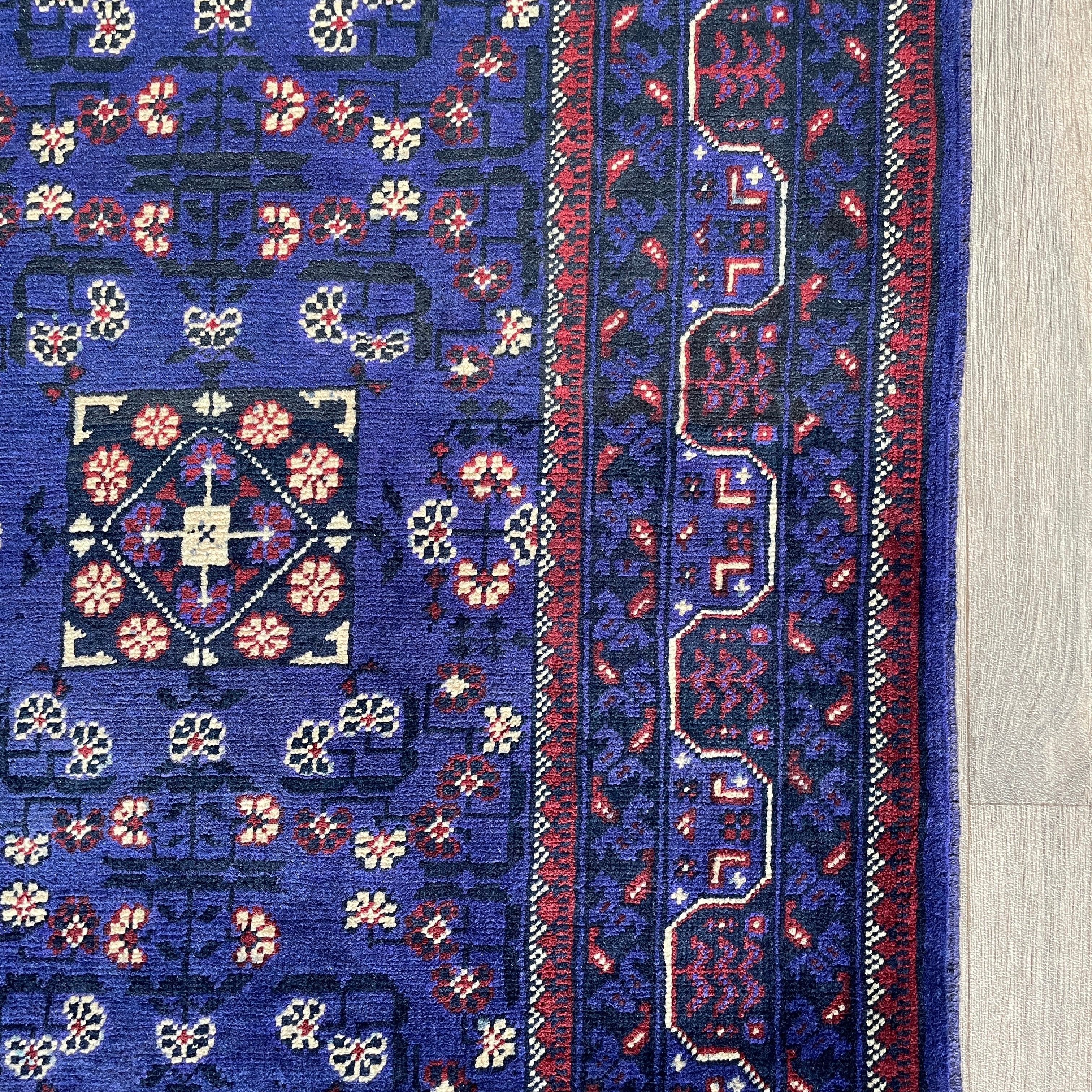 Fine Afghan Khal Muhammadi Rug (Merino Wool)