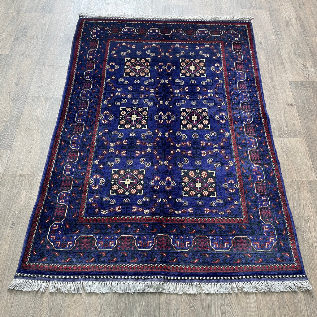 Fine Afghan Khal Muhammadi Rug (Merino Wool)