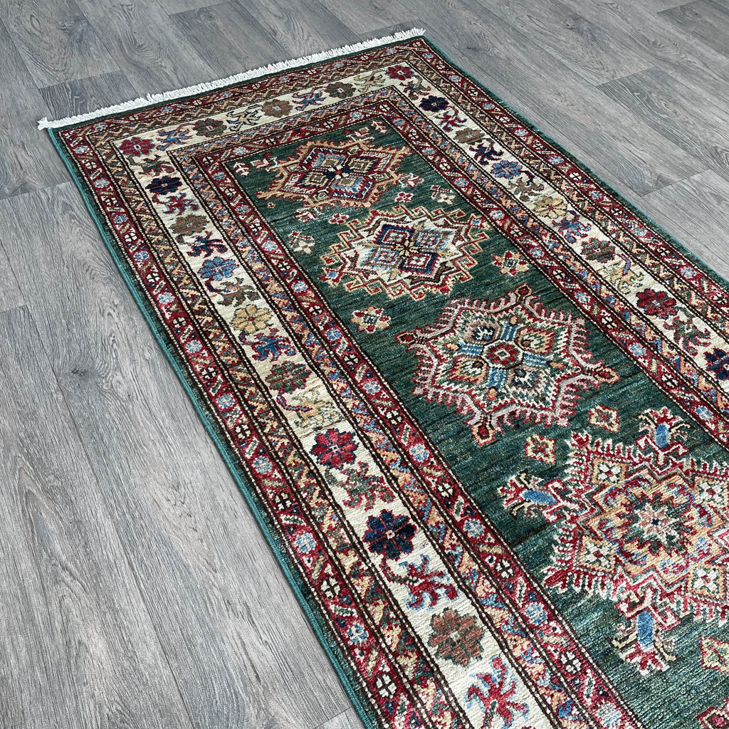 250 x 82 cm | Afghan Super Kazak Runner - Khorasan Rugs