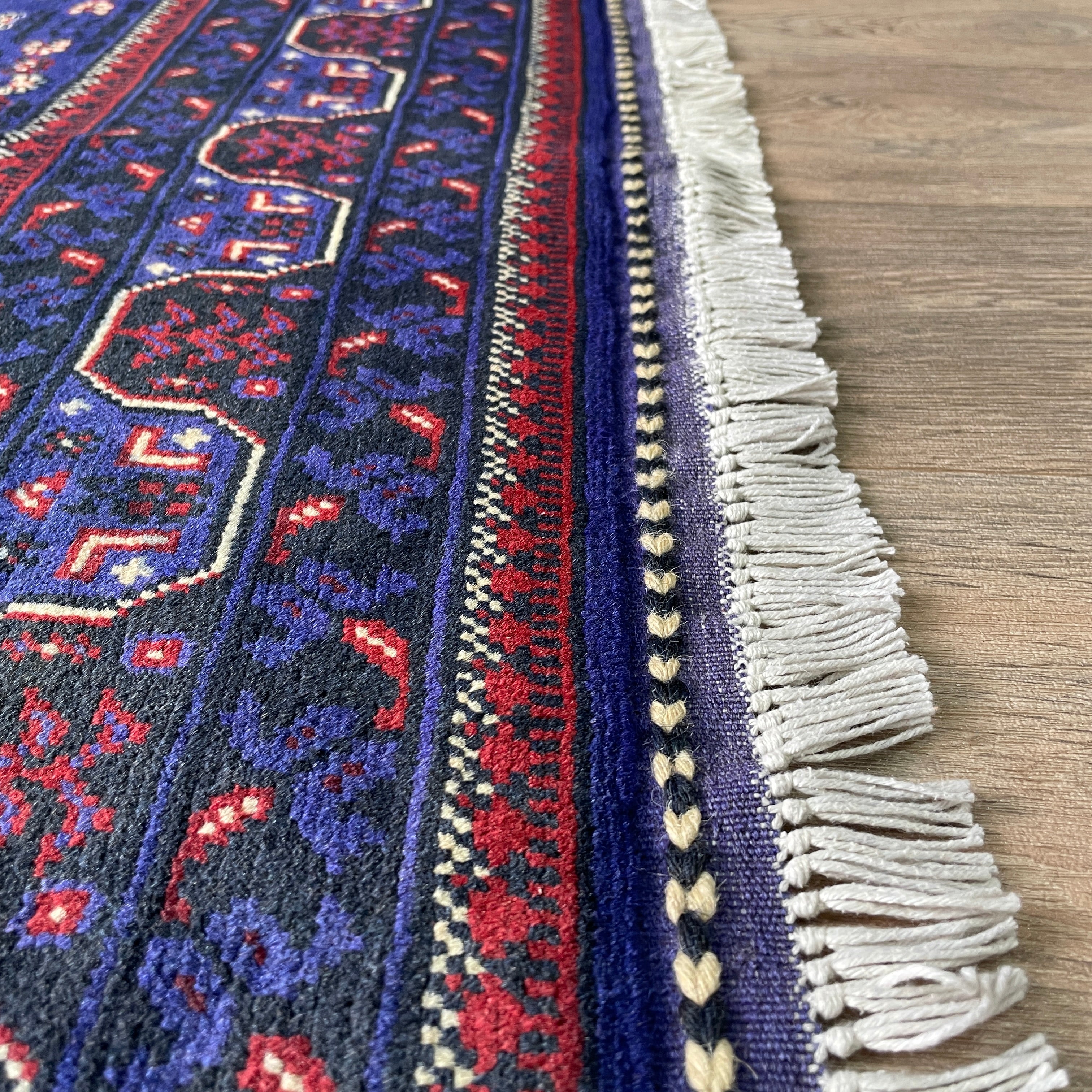 Fine Afghan Khal Muhammadi Rug (Merino Wool)
