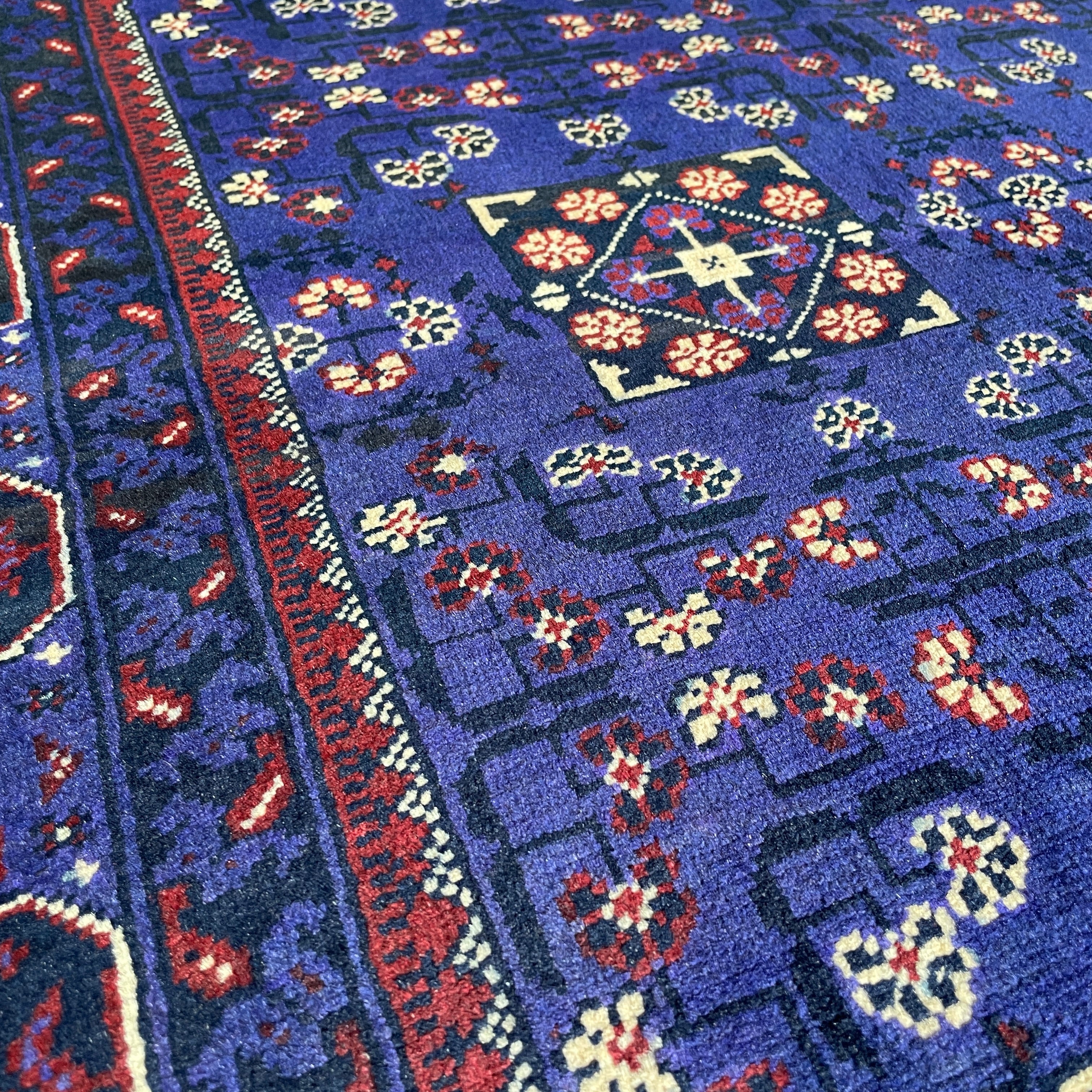 Fine Afghan Khal Muhammadi Rug (Merino Wool)