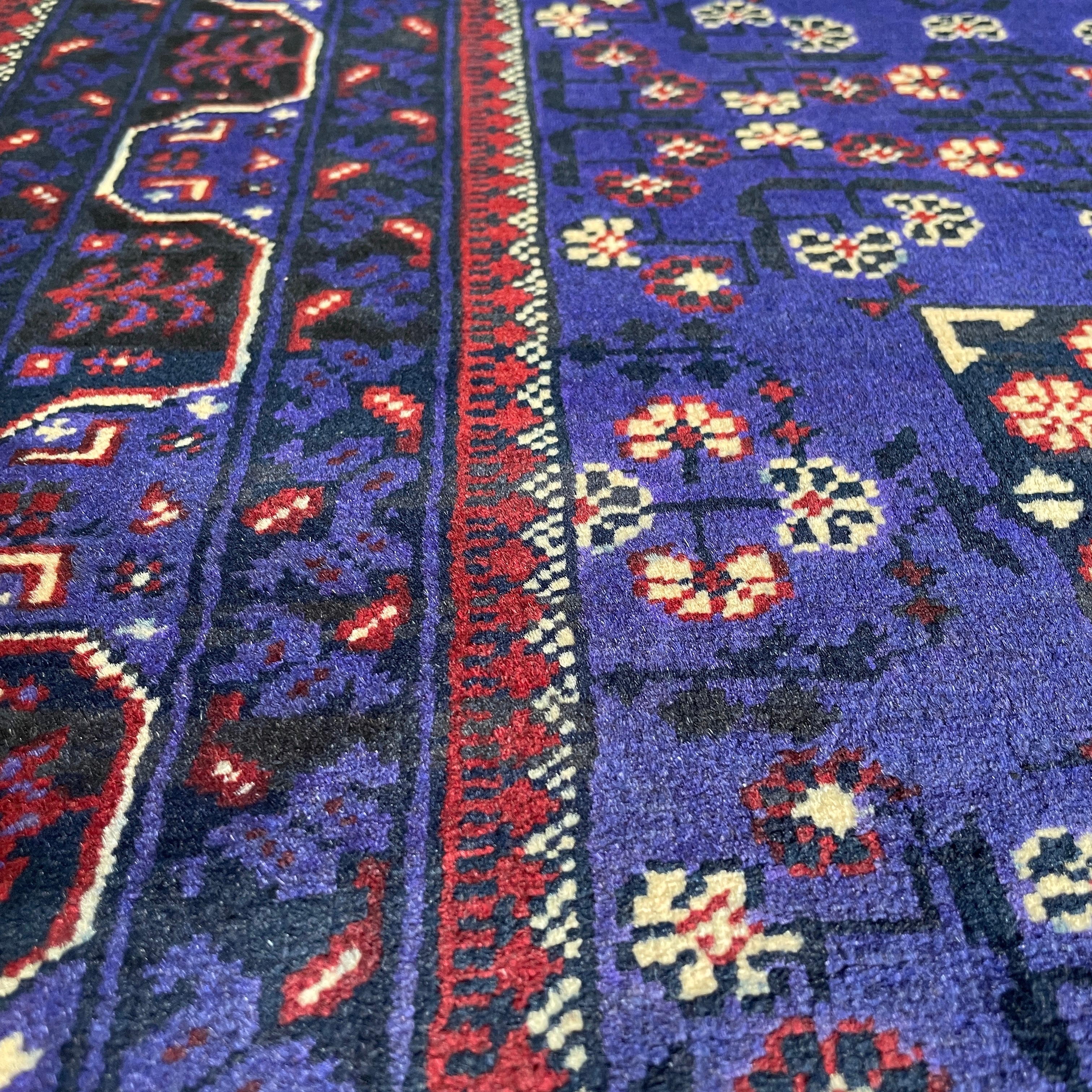 Fine Afghan Khal Muhammadi Rug (Merino Wool)