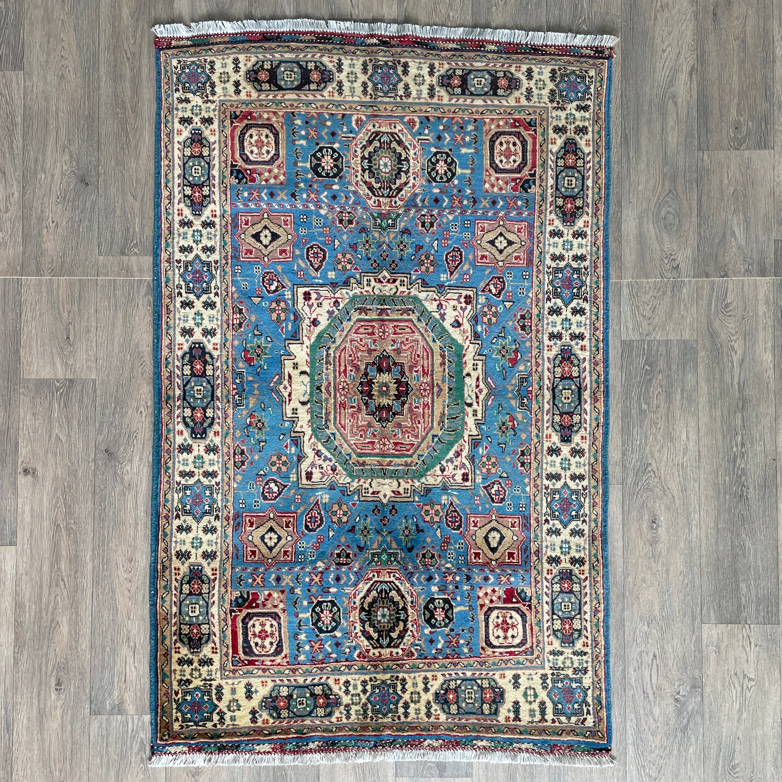 Fine Afghan Mamluk Rug (Merino Wool)