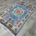 Fine Afghan Mamluk Rug (Merino Wool)