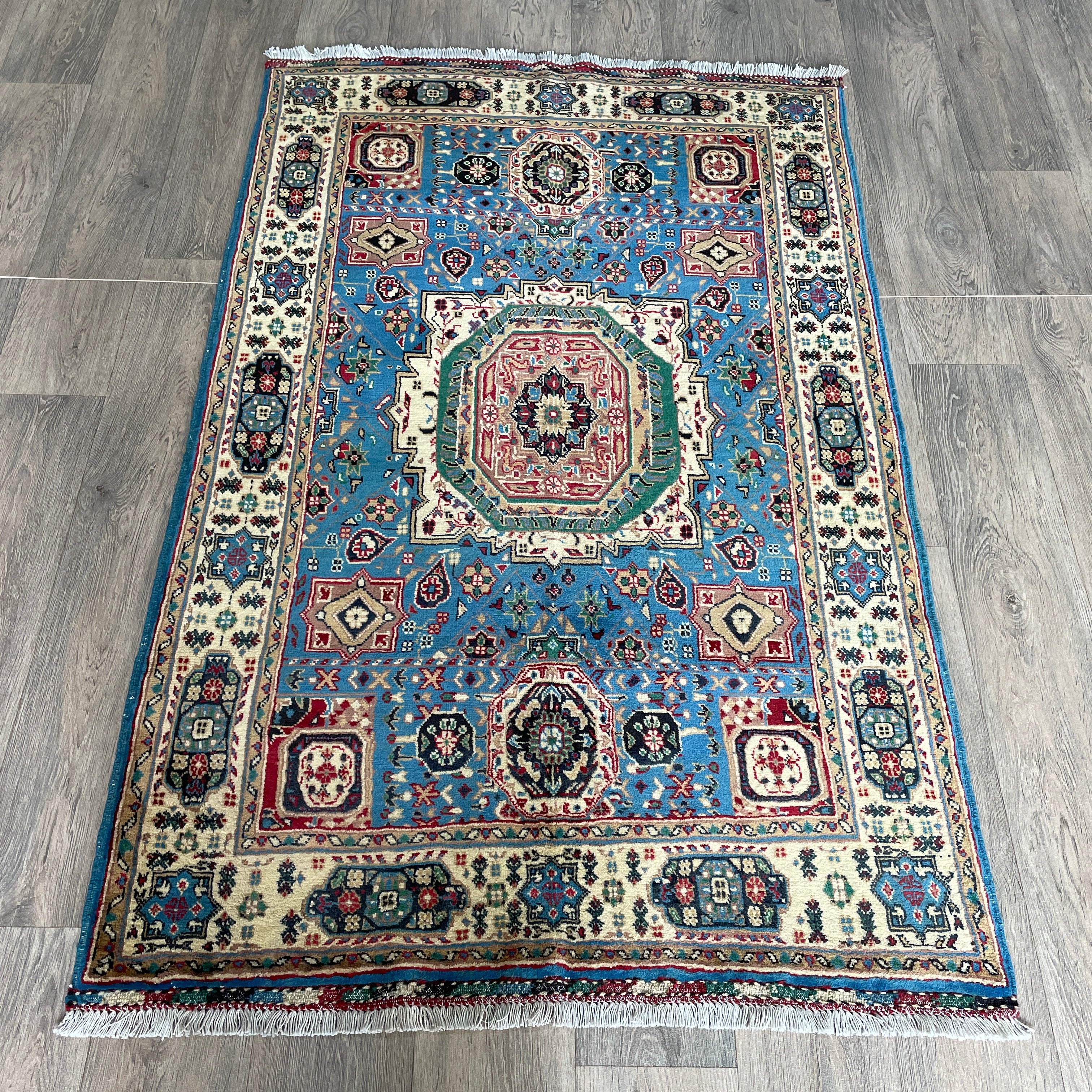 Fine Afghan Mamluk Rug (Merino Wool)