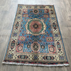Fine Afghan Mamluk Rug (Merino Wool)