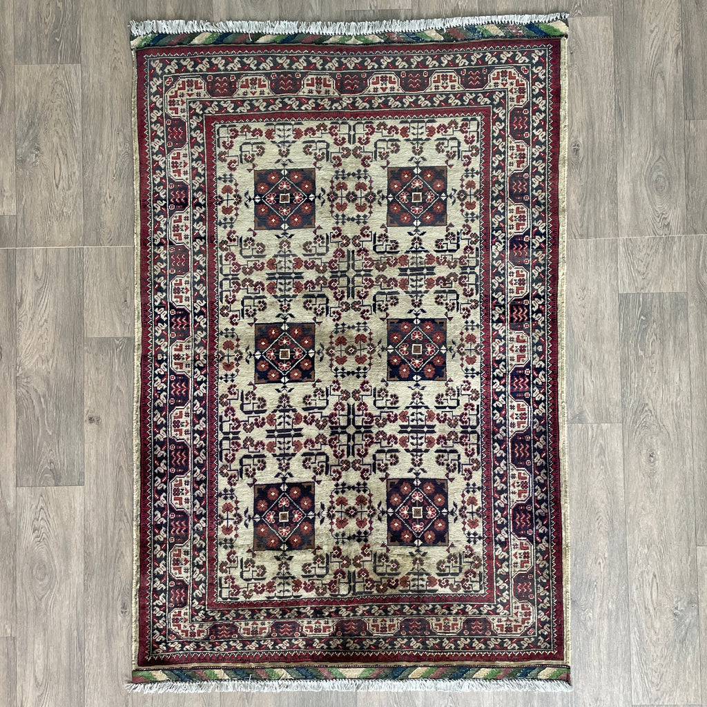 Fine Afghan Khal Muhammadi Rug (Merino Wool)
