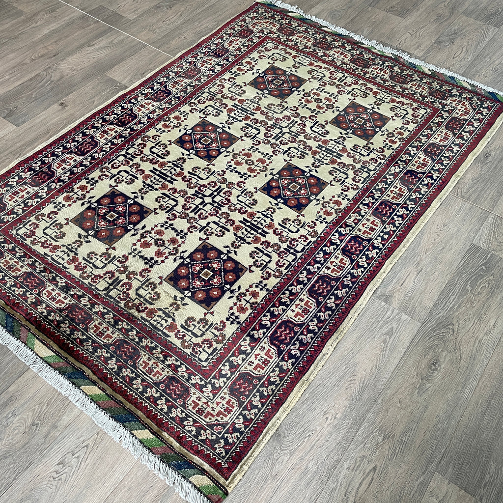 Fine Afghan Khal Muhammadi Rug (Merino Wool)
