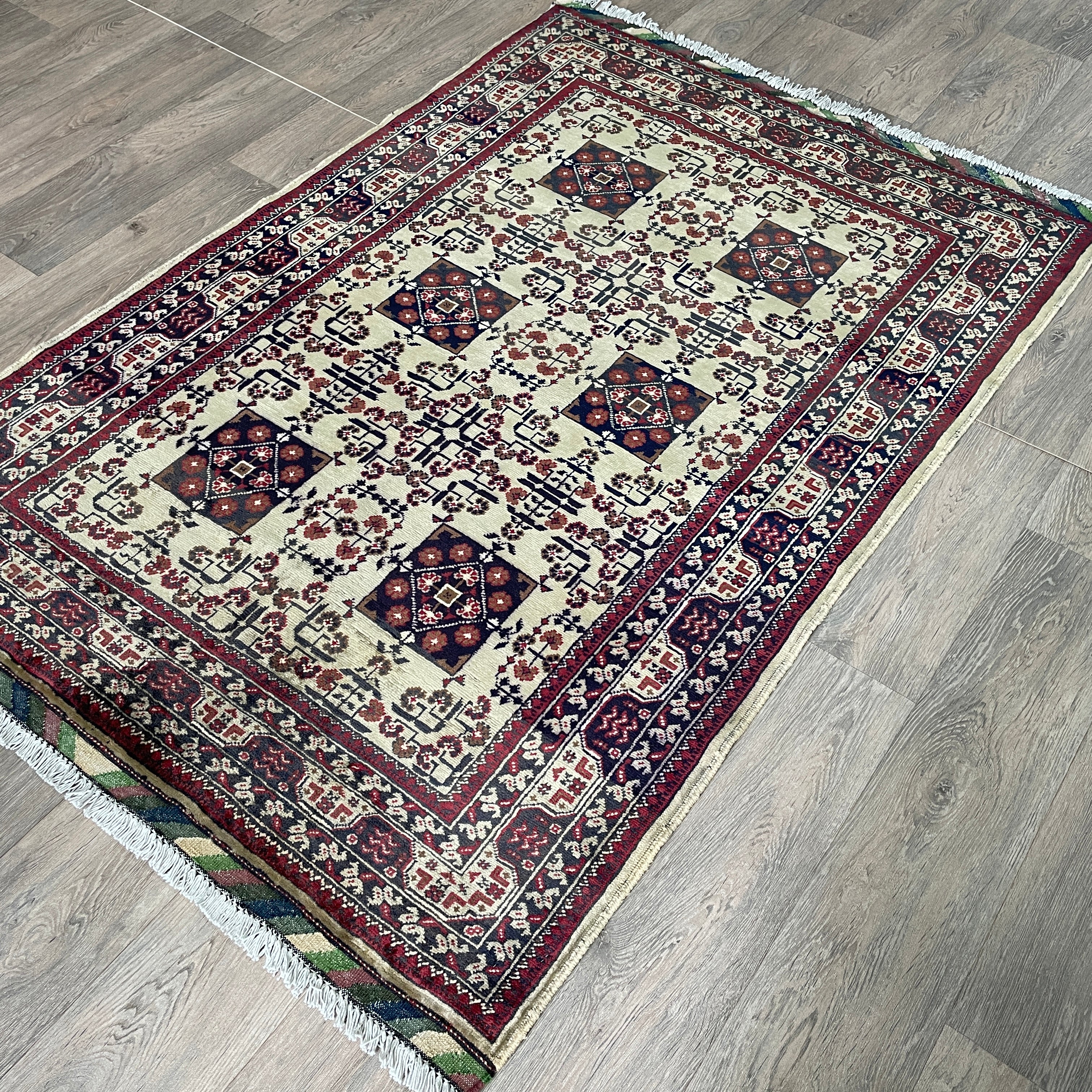 Fine Afghan Khal Muhammadi Rug (Merino Wool)