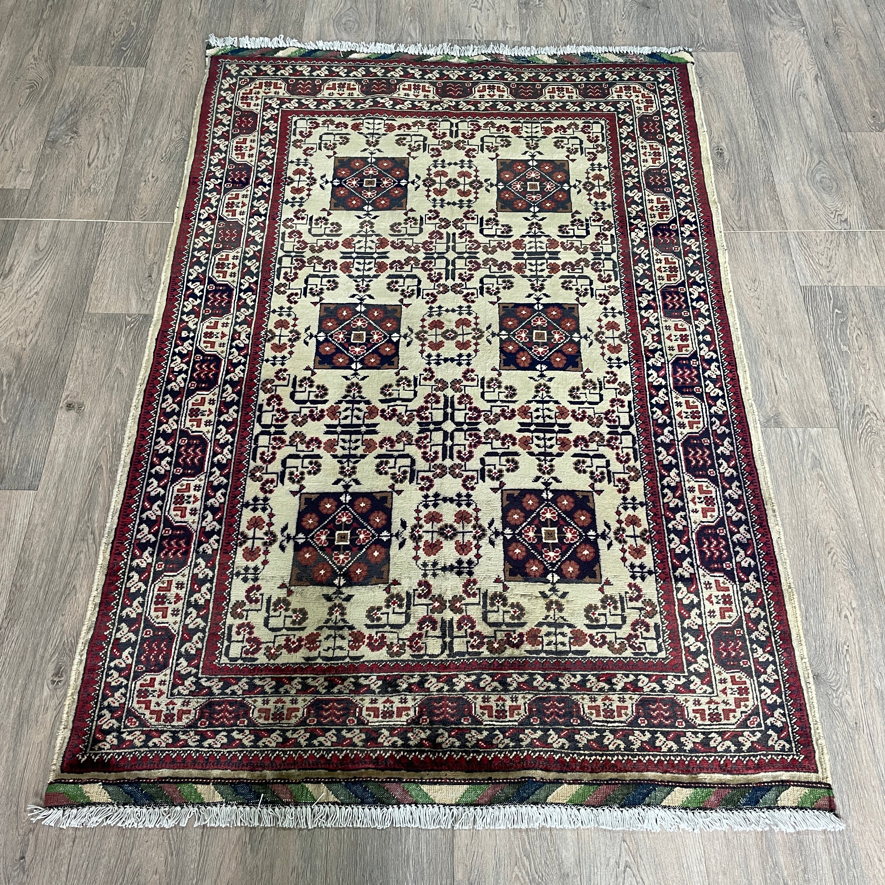 Fine Afghan Khal Muhammadi Rug (Merino Wool)