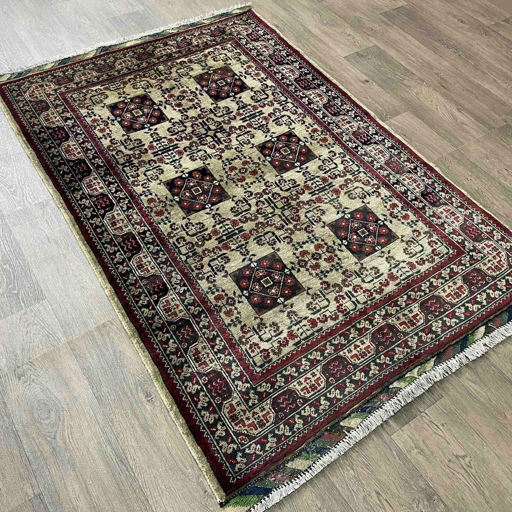Fine Afghan Khal Muhammadi Rug (Merino Wool)