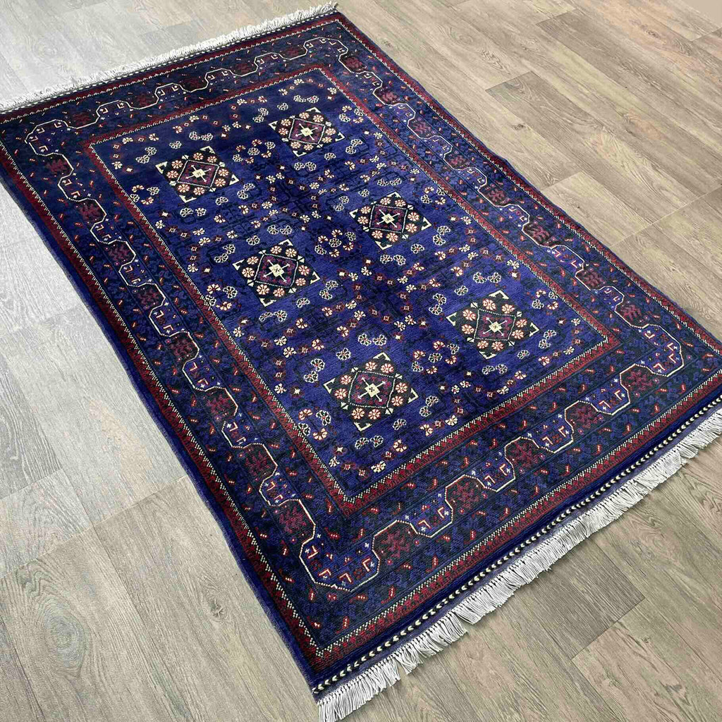Fine Afghan Khal Muhammadi Rug (Merino Wool)