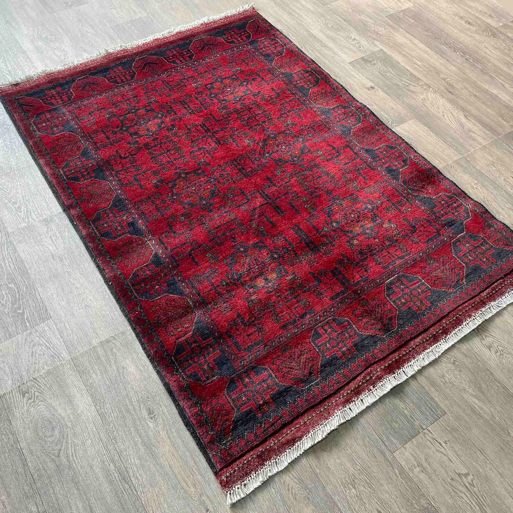 Fine Afghan Khal Muhammadi Rug (Merino Wool)