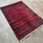 Fine Afghan Khal Muhammadi Rug (Merino Wool)