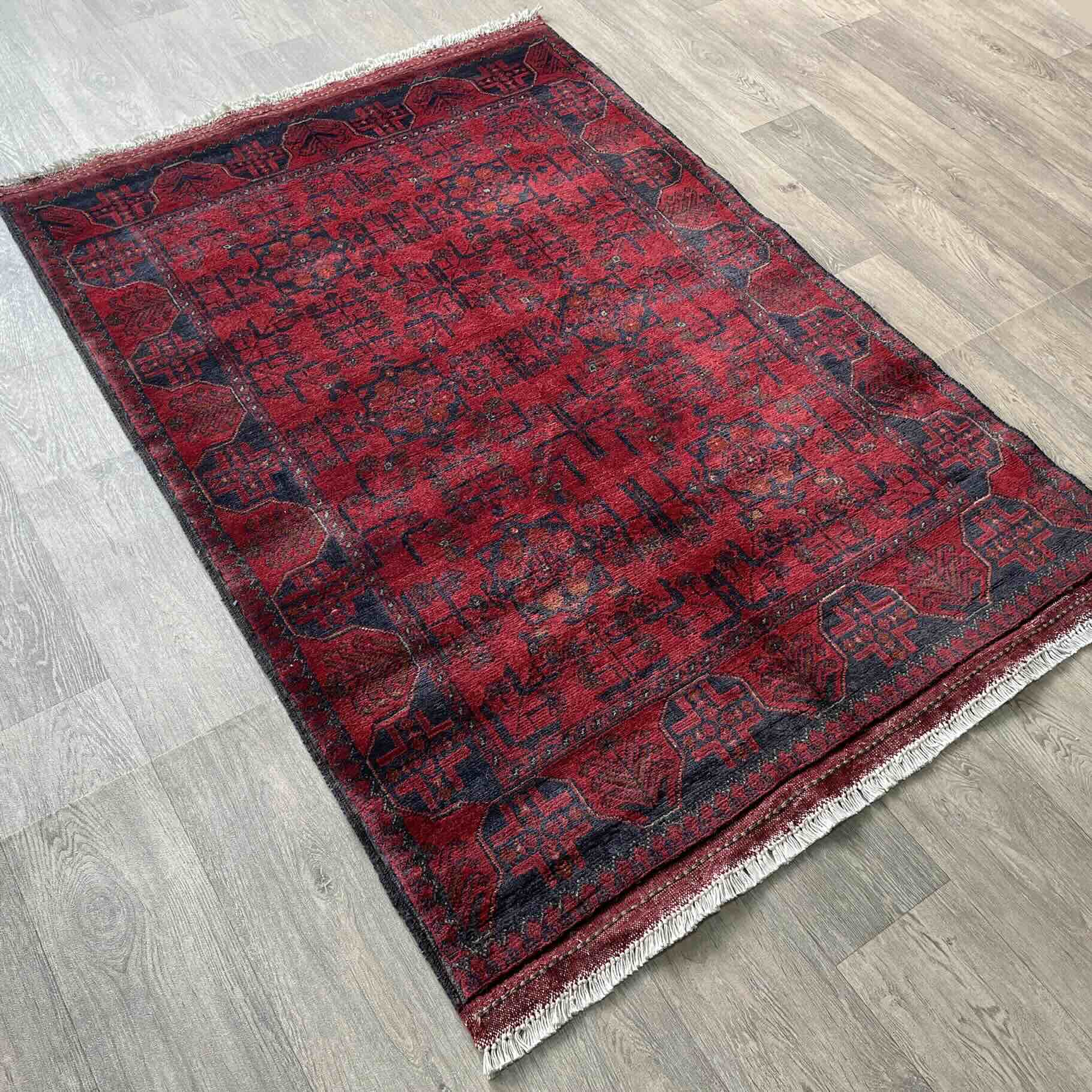 Fine Afghan Khal Muhammadi Rug (Merino Wool)