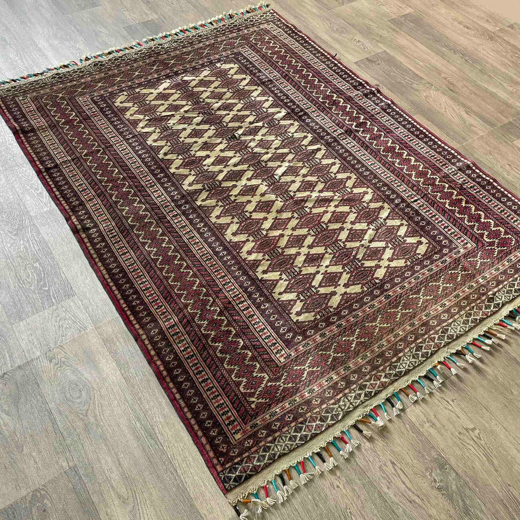 Old Afghan Zahir Shah Rug c. 1970