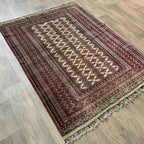 Old Afghan Zahir Shah Rug c. 1970