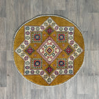 Afghan Yakash Kazak Round Rug