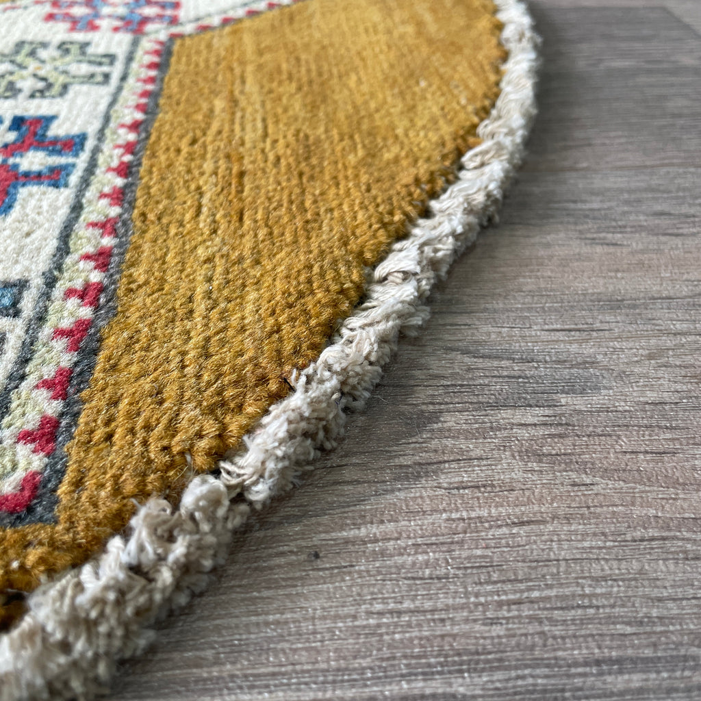 Afghan Yakash Kazak Round Rug