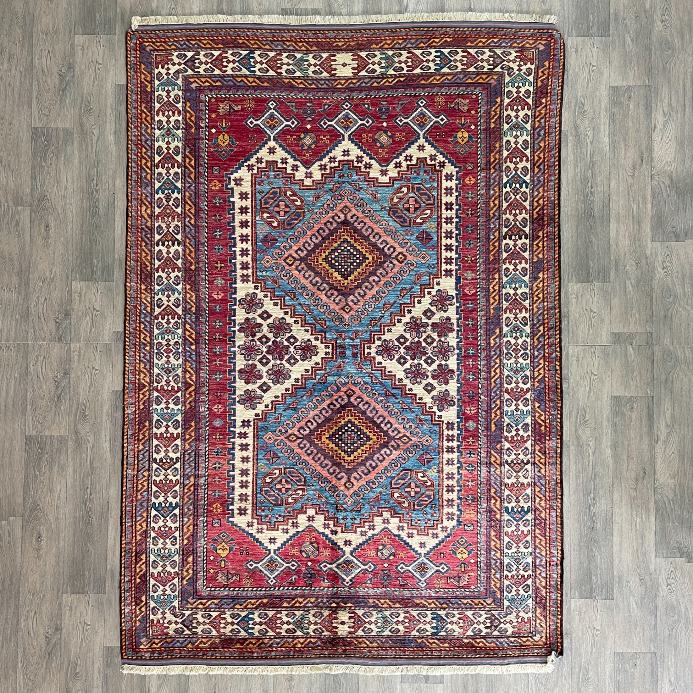 261 x 176 cm | Afghan Shirvan Rug