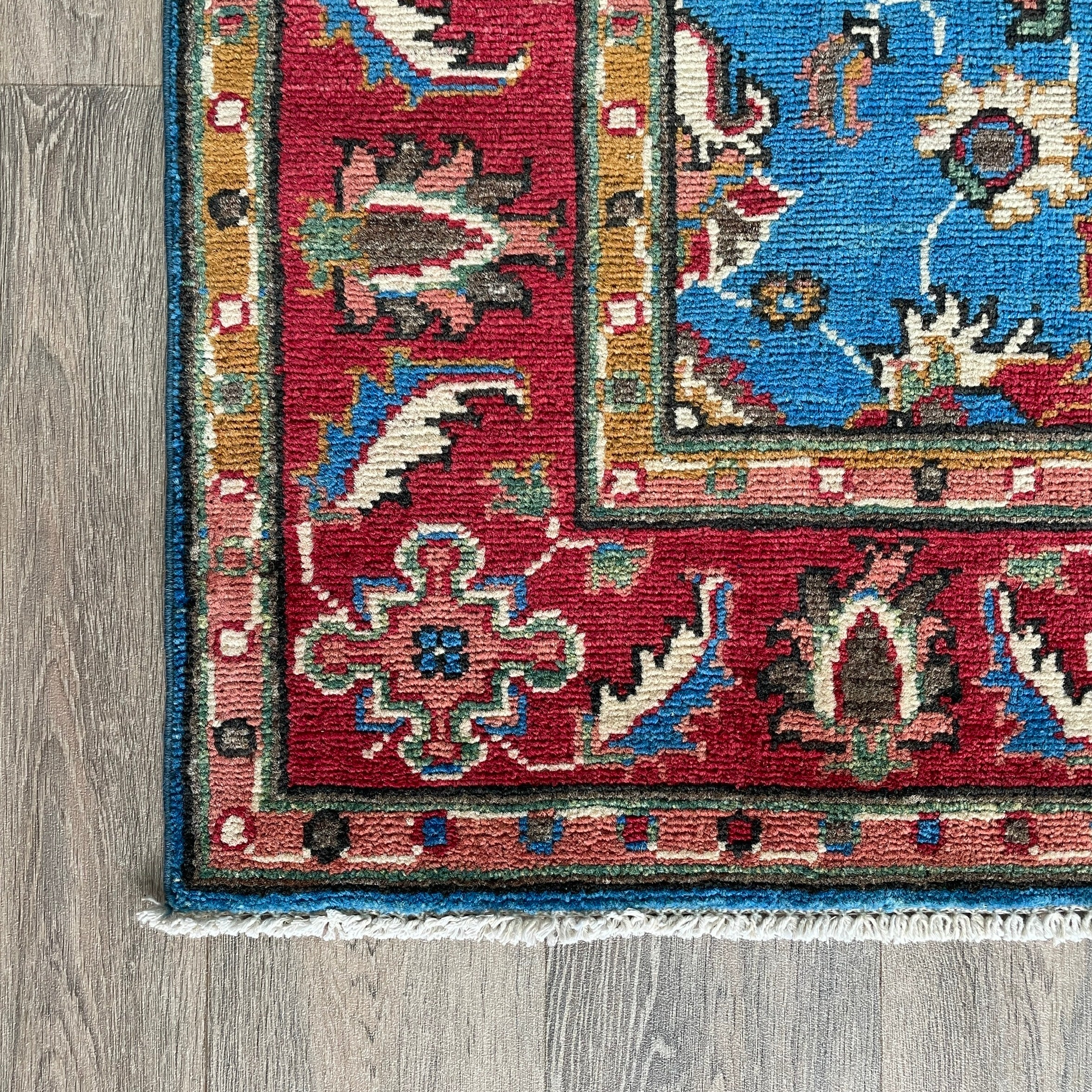161 x 101 cm | Afghan Ziegler Rug