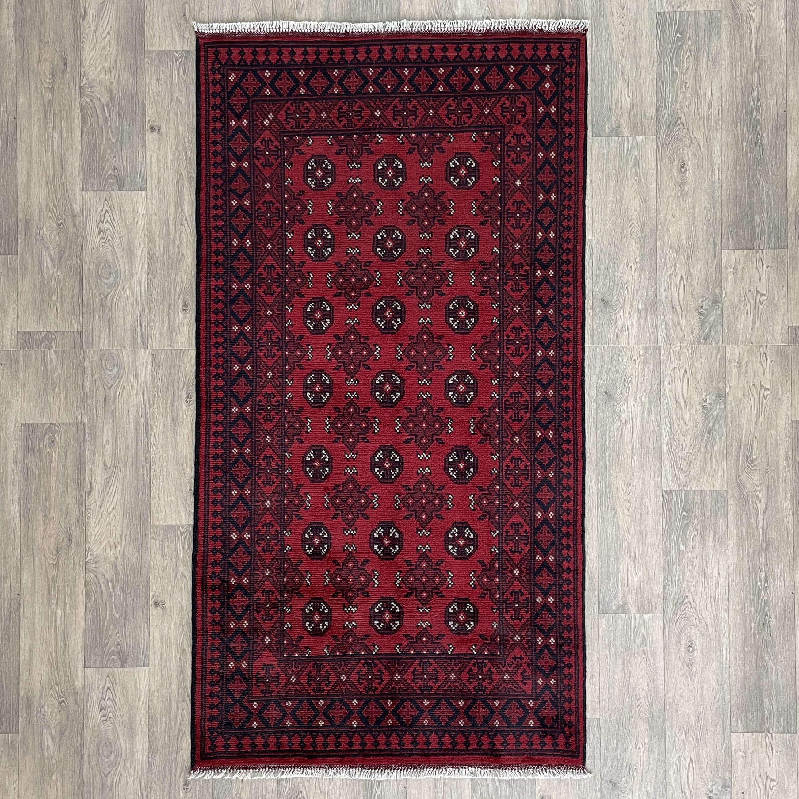 197 x 102 cm | Afghan Aqcha Rug - Khorasan Rugs