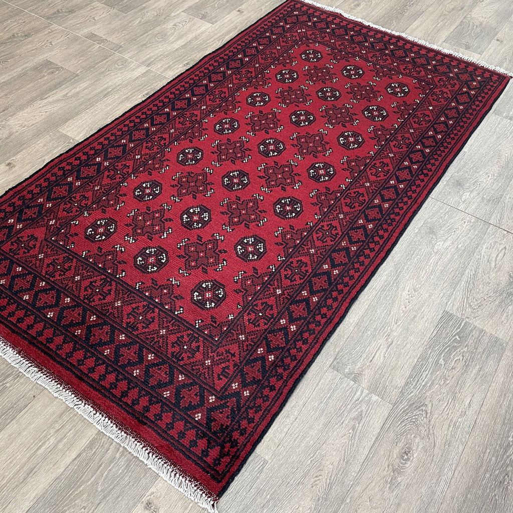 197 x 102 cm | Afghan Aqcha Rug - Khorasan Rugs
