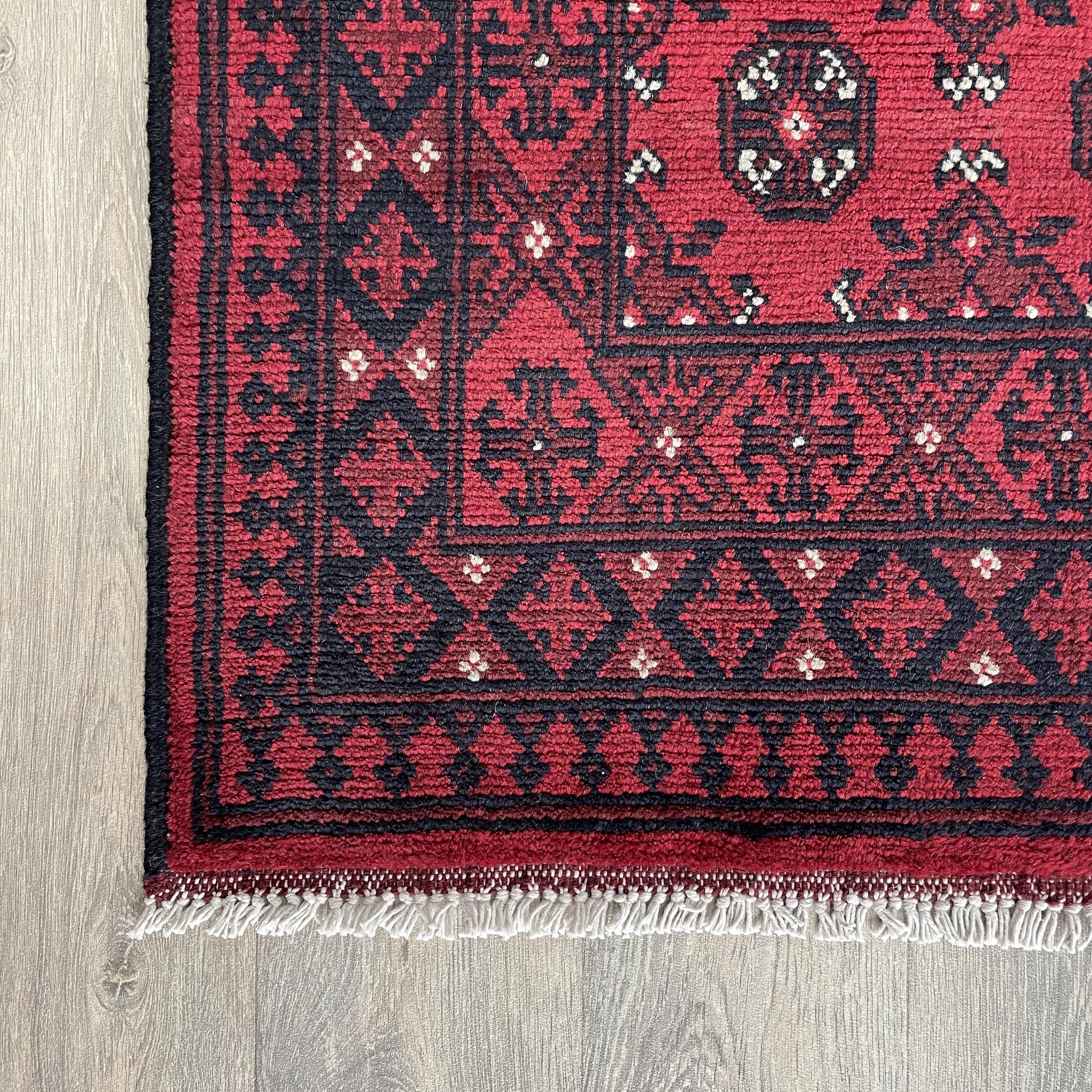 197 x 102 cm | Afghan Aqcha Rug - Khorasan Rugs