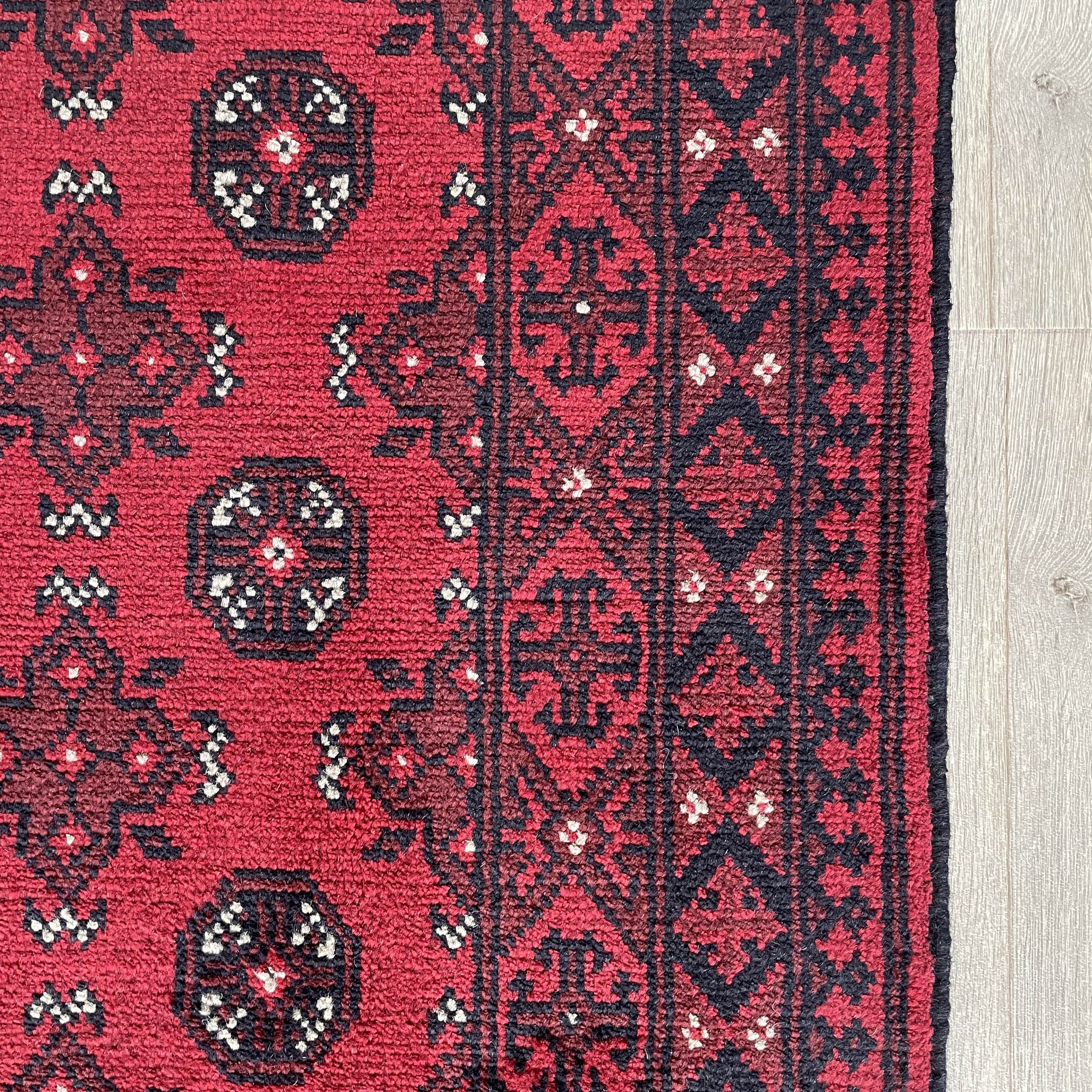 197 x 102 cm | Afghan Aqcha Rug - Khorasan Rugs