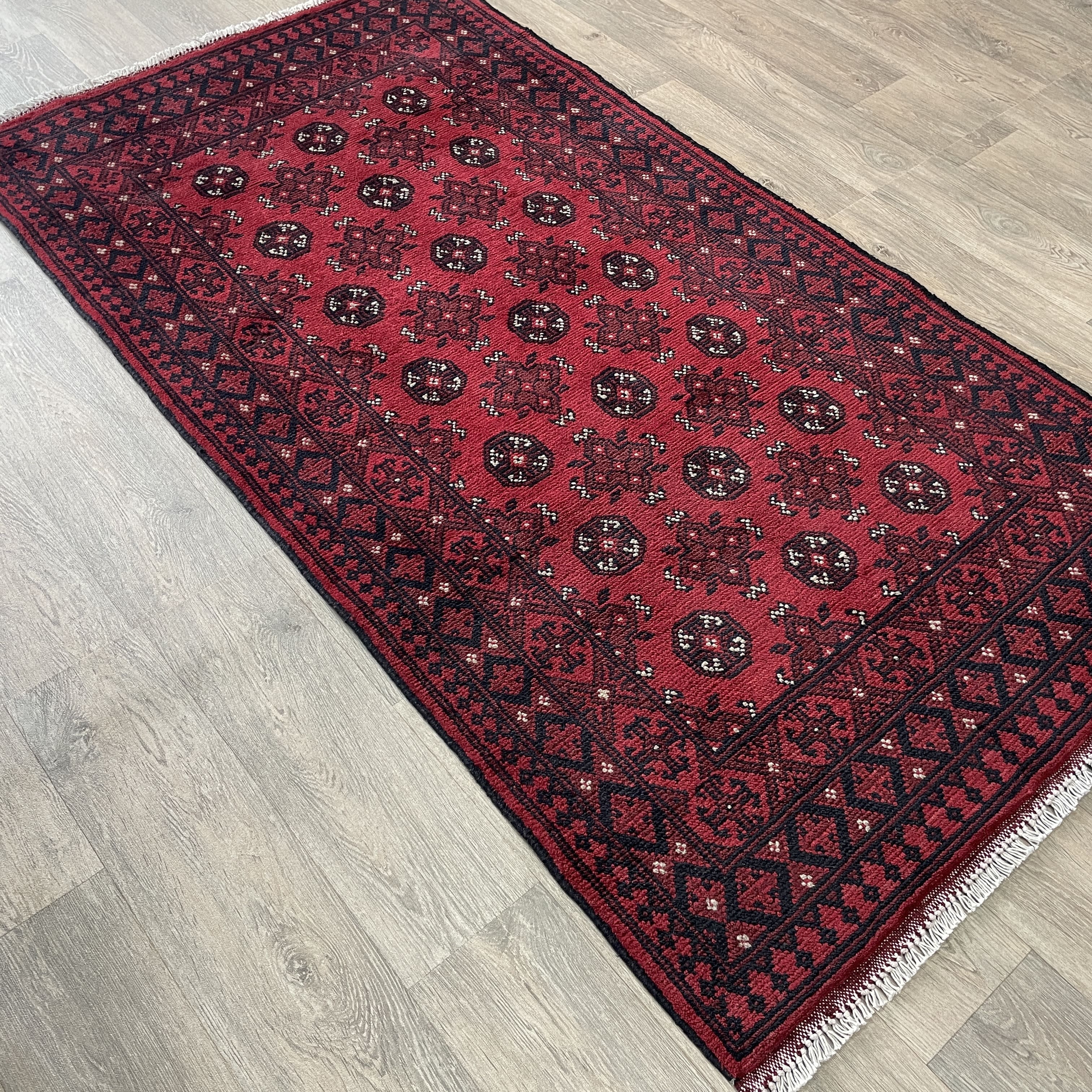 197 x 102 cm | Afghan Aqcha Rug - Khorasan Rugs