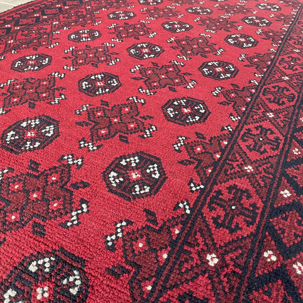 197 x 102 cm | Afghan Aqcha Rug - Khorasan Rugs