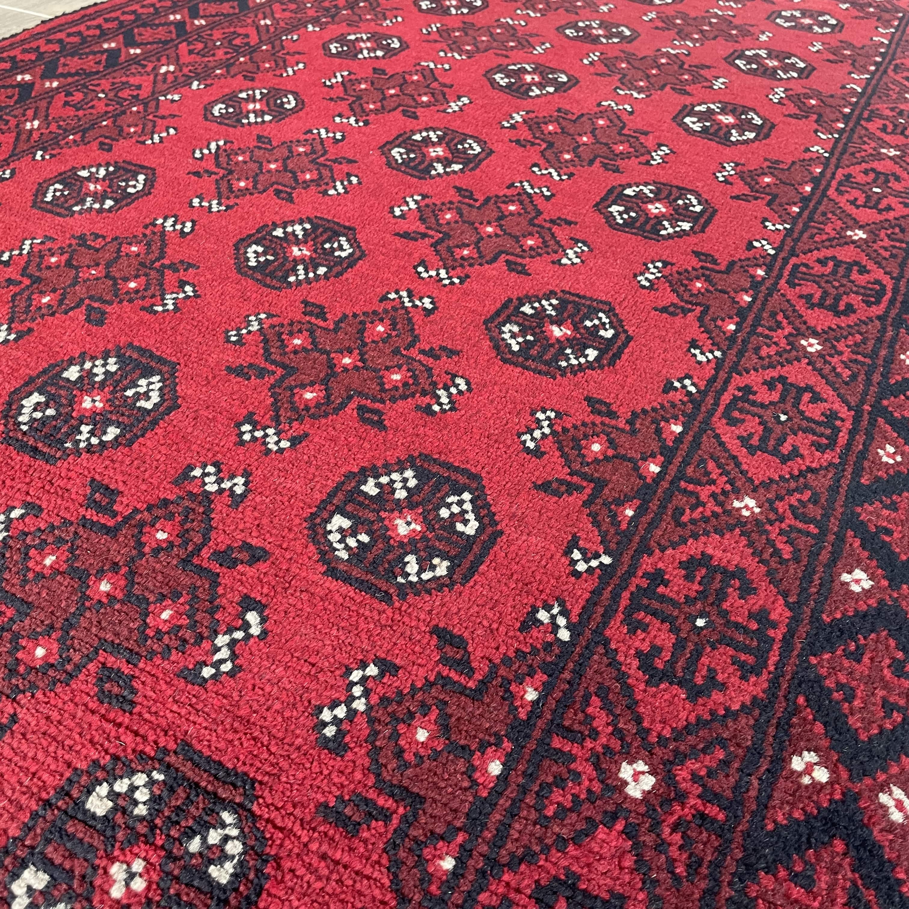 197 x 102 cm | Afghan Aqcha Rug - Khorasan Rugs