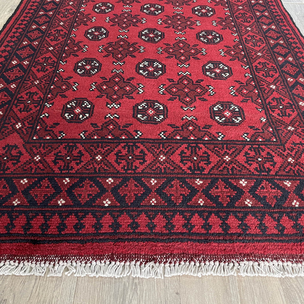 197 x 102 cm | Afghan Aqcha Rug - Khorasan Rugs