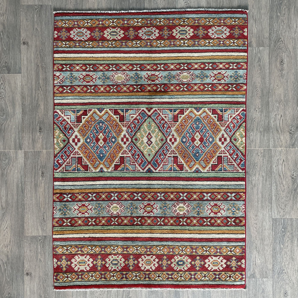 151 x 104 cm | Afghan Khorjin Rug - Khorasan Rugs