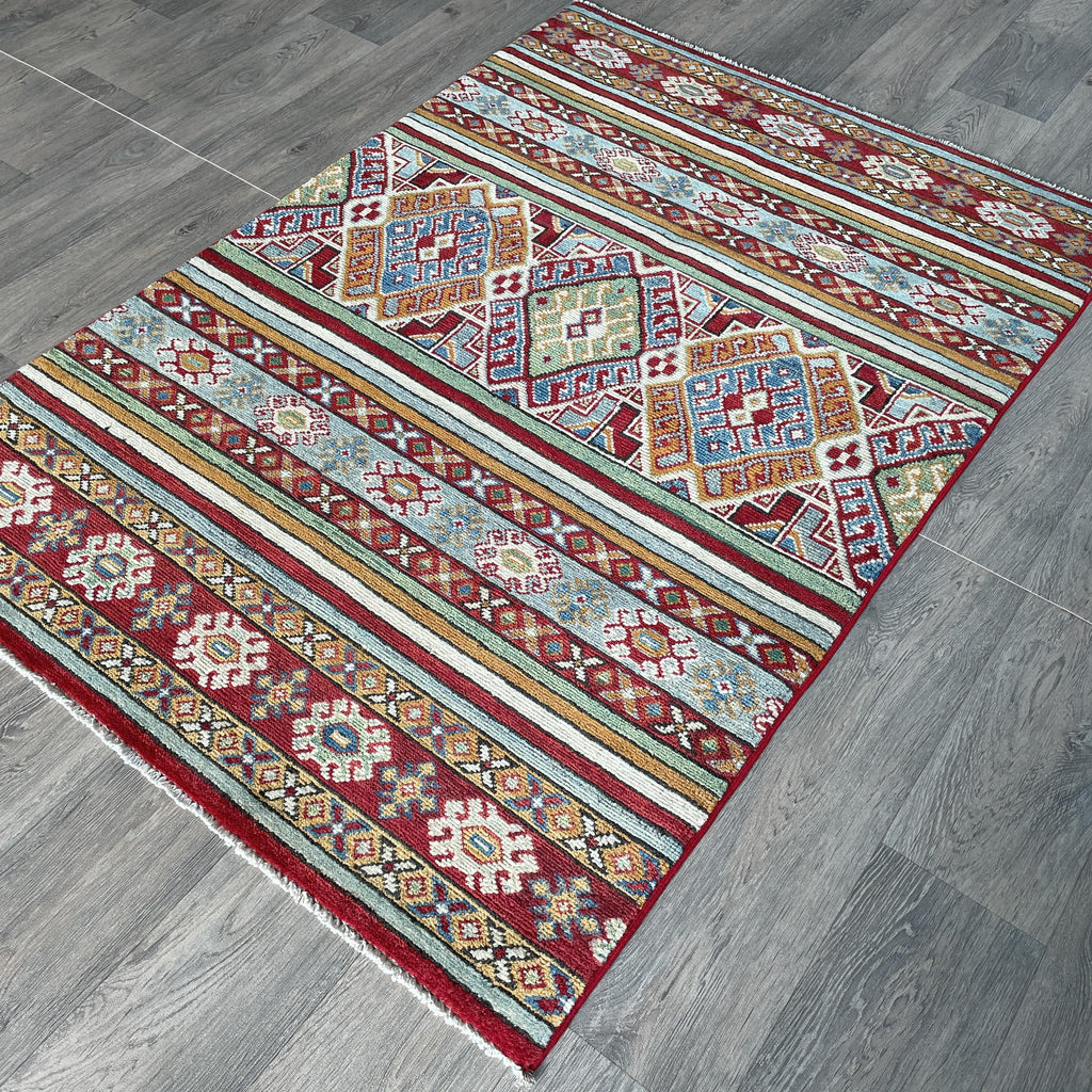 151 x 104 cm | Afghan Khorjin Rug - Khorasan Rugs